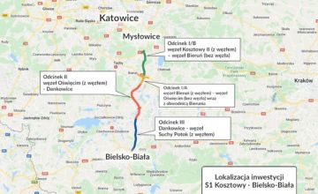 Mapka z lokalizacją całej inwestycji 